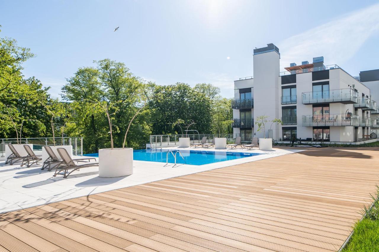 Faro Apartamenty Nadmorskie Tarasy Spa Przy Latarni I Molo Baseny, Sauny, Fitness I Parking W Cenie كولوبرزيغ المظهر الخارجي الصورة